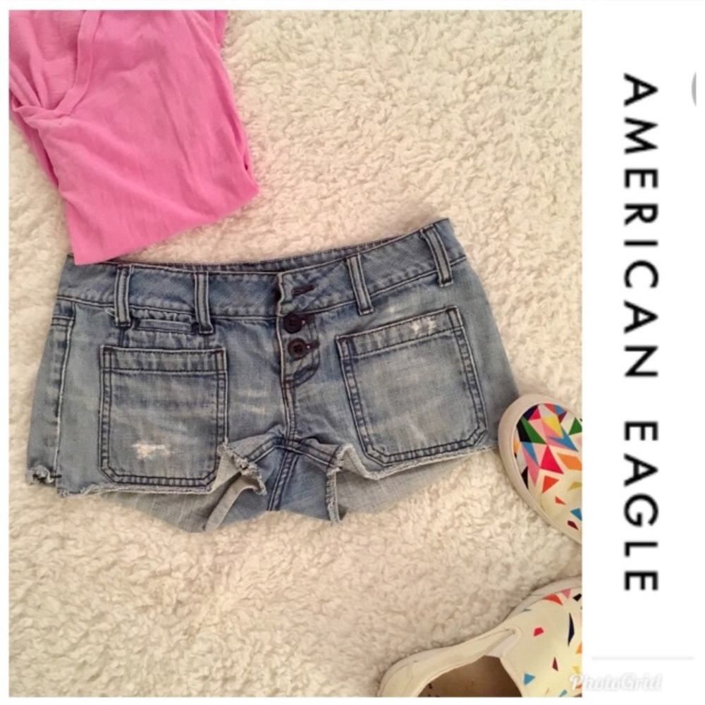 American Eagle Lowrise Jean Shorts